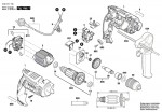 Bosch 3 601 B17 106 Gsb 13 Re Percussion Drill 230 V / Eu Spare Parts